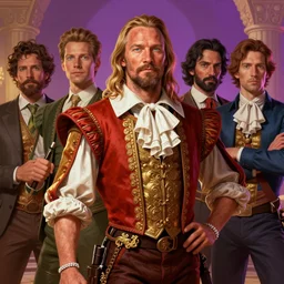 formal portrait of charlie hunnam as don quixote. digital art by eugene de blaas, ross tran, and nasreddine dinet, vibrant color scheme, intricately detailed, in the style of romanticism, cinematic, artstation, greg rutkowski