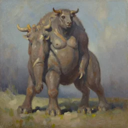an expressive oil painting of harzmor