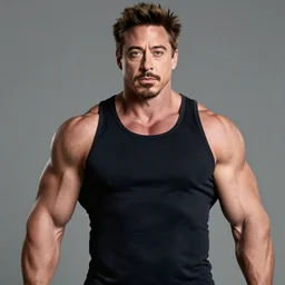 robert downey jr as a strongman, 4 k hd