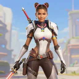 zendaya as an overwatch character