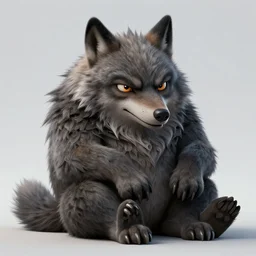 cute handsome cuddly burly surly werewolf from van helsing unreal engine hyperreallistic render 8k character concept art masterpiece screenshot from the video game the Elder Scrolls V: Skyrim