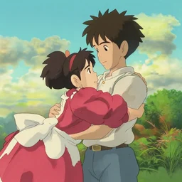 the matrix in the style of studio ghibli