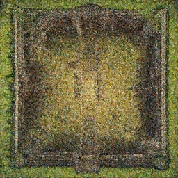 dungeon interior detailed level design, top - down