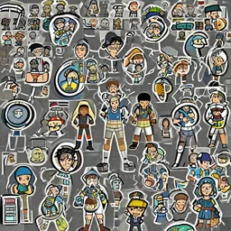 several character design, kim jung gi, Greg Rutkowski, Darek Zabrocki, Karlkka, Jayison Devadas, Phuoc Quan, trending on Artstation, 8K, ultra wide angle, pincushion lens effect