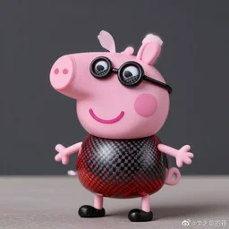 a carbon - made peppa pig in real life