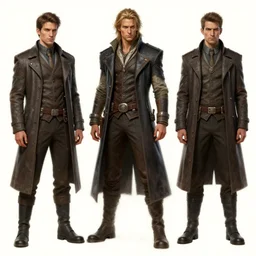 heroic urban fantasy character study, realistic sharp details, magical realism, full body portrait, costume concept art, by jordan grimmer and greg rutkowski and larry elmore