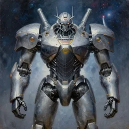 holy saint battle robot award winning close - up portrait symmetry desaturated tetrachromacy colors astral background tim hildebrandt wayne barlowe bruce pennington donato giancola larry elmore masterpiece trending on artstation cinematic composition beautiful lighting hyper detailed!!! 8 k oil on canvas