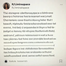 a post of r/liminalspace (subreddit)