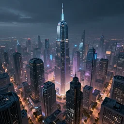 an quantum counscious city render trending on artstation, r / cyberpunk, r / imaginarymindscapes