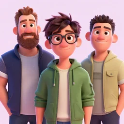 Lofi portrait Pixar style by Joe Fenton and Stanley Artgerm and Tom Bagshaw
