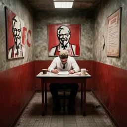 the kfc backrooms liminal space, the caretaker
