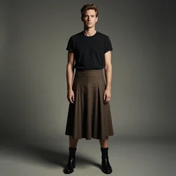 still of chris bumstead in a skirt