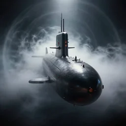 submarine in an alien planet, 8 k, ultra wide angle, contrast, depth of field, ray tracing, concept art, volumetric fog, unreal engine, pincushion lens effect, trending on artstation, zenith perspective, greg rutkowski, feng zhu