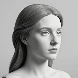 The woman face in the style of M.C. Escher, 4k, masterpiece
