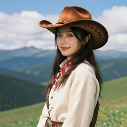 oreimo cowgirl in the mountains