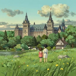 landscape by miyazaki, by ottawa animation