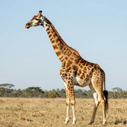 a horse with a long neck like a giraffe