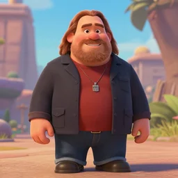 ted bundy as a pixar cartoon