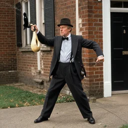Mr. Creosote hitting a bong