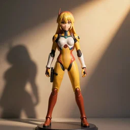 life - sized zero suit samus action figure, photorealistic, anime