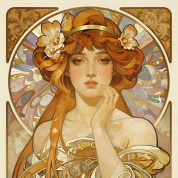 a hybrid exquisite complex the frontal portrait of chinese woman, sunlight, digital painting, artstation, concept art, smooth, sharp focus, illustration, art by alphonse mucha, 8 k