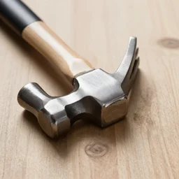 photograph of a hammer