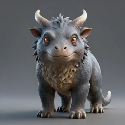 photo realistic creature render portrait