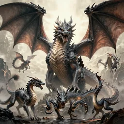 lots of dragons