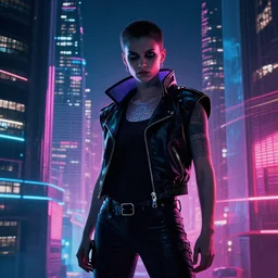 cyber punk, by alex heywood