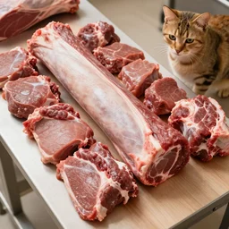 meat processing offal, dogs and cats,