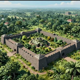 military fortresses in the jungle, 1 9 8 7, movie still