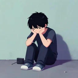 chiptune man sad