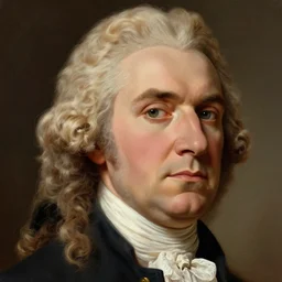 portrait of a 1 7 9 2 united states president, who is a hot young blonde, detailed face, 1 8 th century, highly detailed, cinematic lighting, digital art painting by greg rutkowski