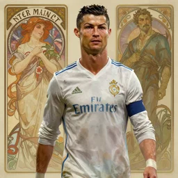 cristiano Ronaldo Interstellar movie character highly detailed, digital fantasy character, painted portrait, artstation, concept art, hard focus, illustrations, works by Artgerm and Greg Rutkowski, Alphonse Mucha and Craig Mullins, James Jean, Andrey Ryabovichev, Mark Simonetti and Peter Morbacher, 16k,