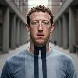 uncanny valley Mark Zuckerberg, photo, detailed, 4k