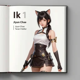 cat girl in a  blade and soul  spinoff artbook  rendered by the artist Nadezhda Tikhomirova, Jiyun Chae,  Taran Fiddler,  Lê Long, Joe Madureira, trending on Artstation by Hyung tae Kim, artbook, Stanley Artgerm Lau, WLOP, Rossdraws , James Gurney
