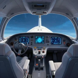 the cockpit of a small shuttle craft, from a space themed Serria point and click 2D graphic adventure game, high quality graphics