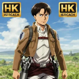 Nigel Farage in Attack on Titan, digital art, 4k