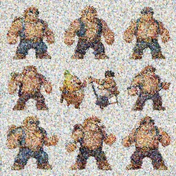 Serious sam as smash characters, concept art