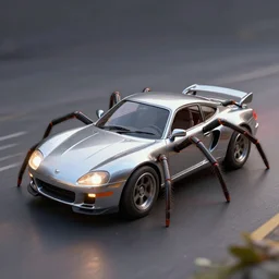 a car inspired by a spider