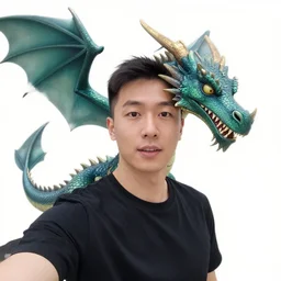 dragon selfie