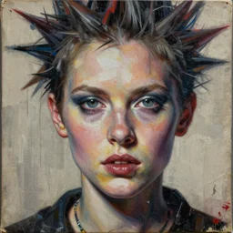kill me slowly my love detailed and highly reliefed analogue mixed media collage with canvas texture in style of conteporary art, punk art, photorealistic, expressionism, masterpiece, perfect composition, hyperrealistic beautiful face, spectacular quality, intricate oil details