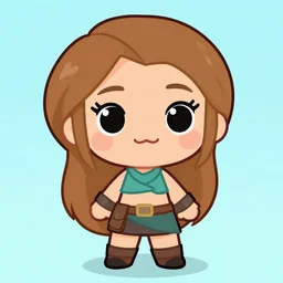 chibi aloy cutesy in the style of a disney cartoon