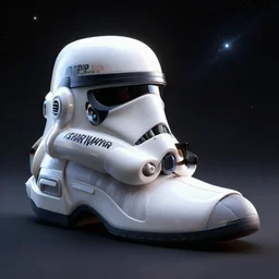 A shoe, rendered by Beeple, by Makoto Shinkai, syd meade, starwars, space art concept, digital art, unreal engine, WLOP, trending on artstation, 4K UHD image, octane render,