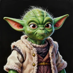 ultra realistic portrait painting of skeletor as yoda, art by akira toriyama, 4 k, dragon ball artstyle, cel shaded, highly detailed, epic lighting