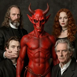 photo of the devil by hieronymus bosch, joel peter witkin, annie liebovitz. gustave dore, octane render, 8 k uhd