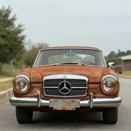rusty mercedes - benz, 8 k
