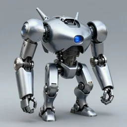 mechanoids, realistic, metal shaded