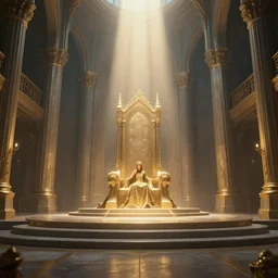 a fantasy art of a  grand throne room by Alayna Lemmer-Danner and  Christine Holderby , unreal engine, god rays, ue5, concept art, wide angle, 4k hd wallpaper