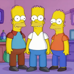 rich evans from redlettermedia, by matt groening, in the style of the simpsons